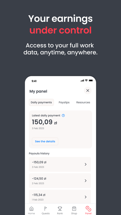 Appjobs: courier fleet partner Screenshot