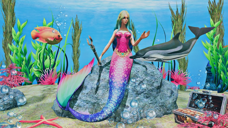 Princess Mermaid Simulator 3D - 4.2 - (iOS)