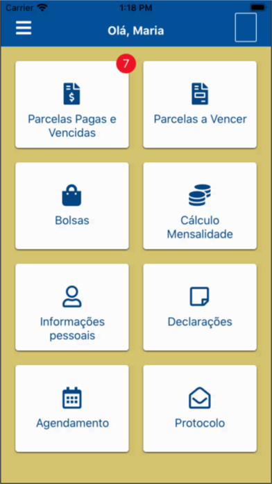 PUC-Rio - Aluno Screenshot