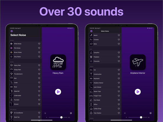 Dark Noise: Ambient Sounds iPad app afbeelding 2