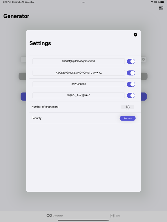 Screenshot #6 pour Safe Password Generator