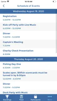 virginia beach billfish iphone screenshot 2