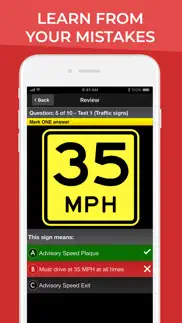 dmv motorcycle permit test iphone screenshot 3