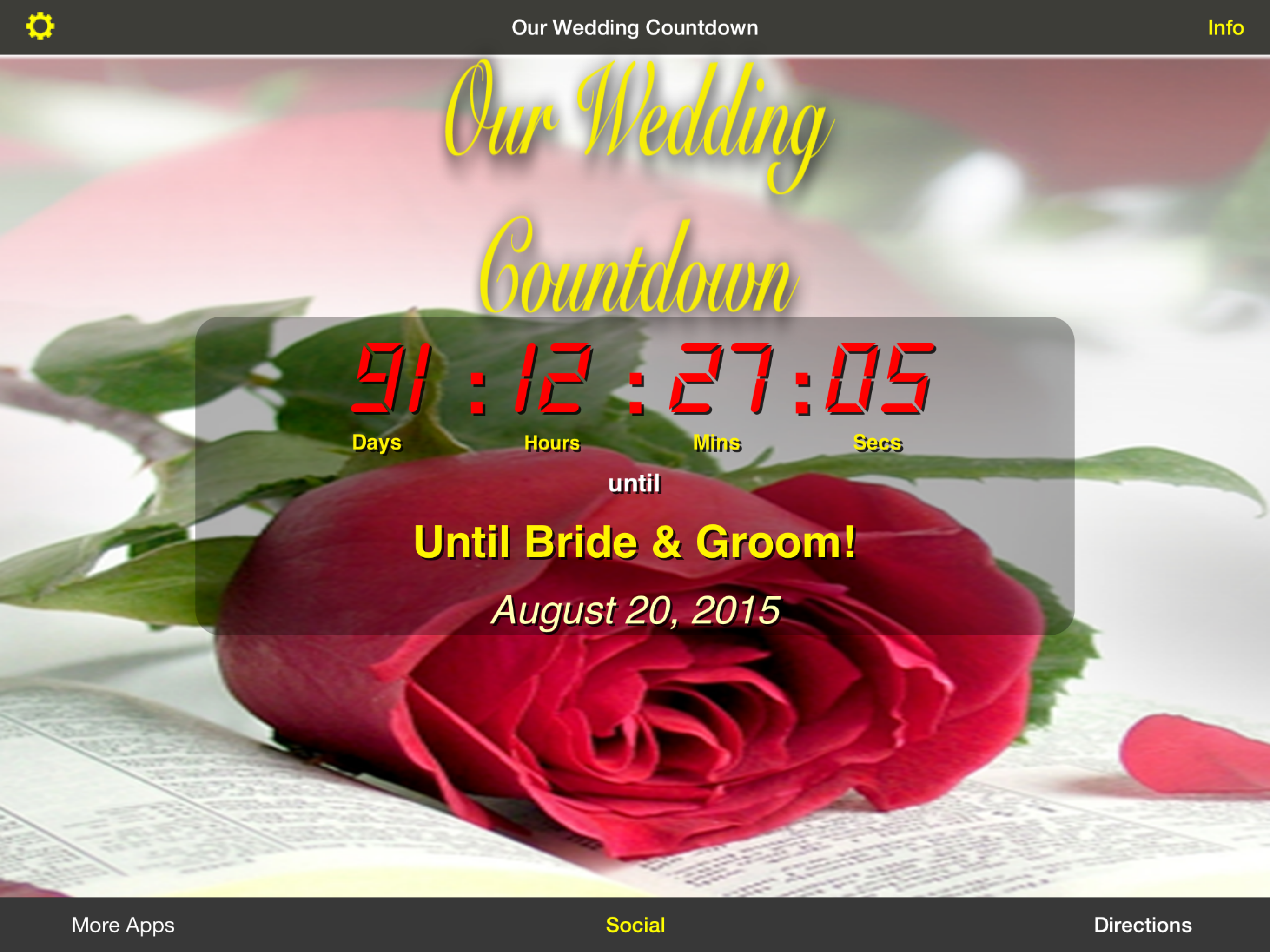 Our Wedding Countdown