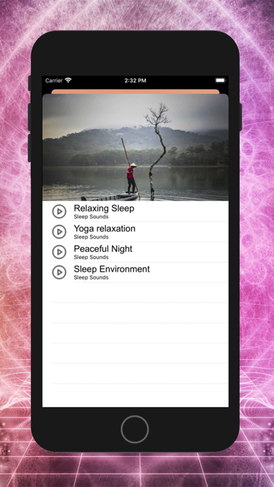 Relaxing sounds & meditation Screenshot