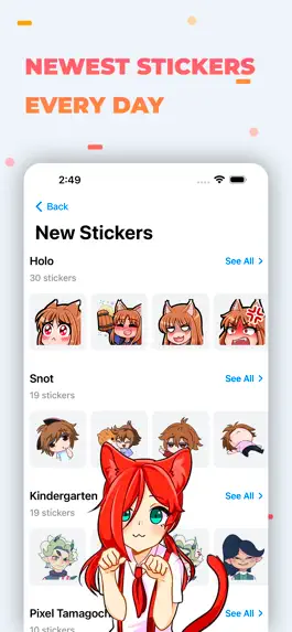Game screenshot Anime Stickers & Sticker Maker hack