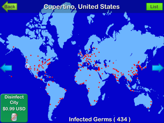 Germaphobe iPad screenshot