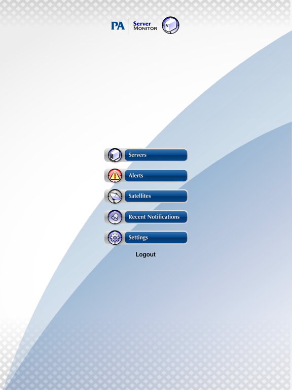 PA Server Monitor for iPhone iPad screenshot 1 - Business app