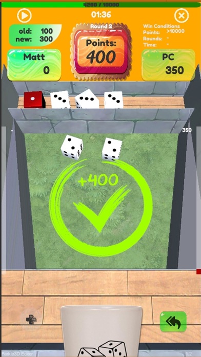 Dice 10000 in 3D Screenshot