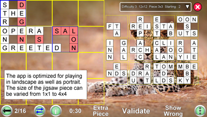 Jigsaw Crossword Screenshot