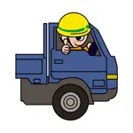 Construction worker sticker App Contact