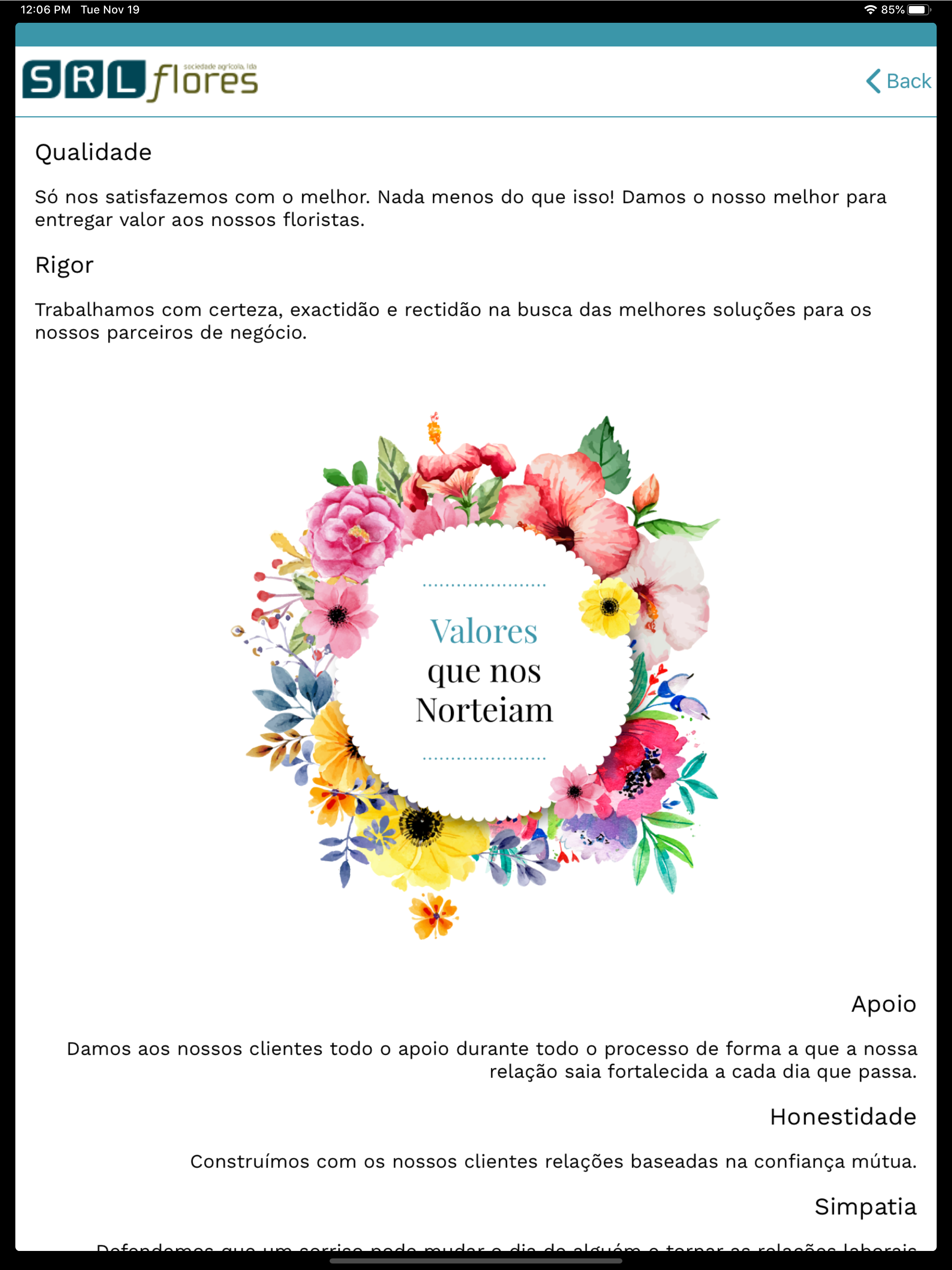 SRL Flores - Mercados