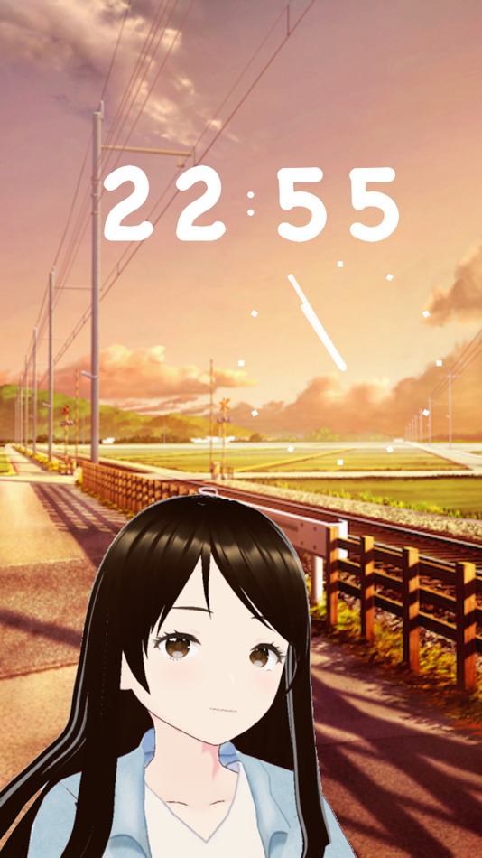 #1. 20 Girls Clock (iOS) 由: Mihoko Araki