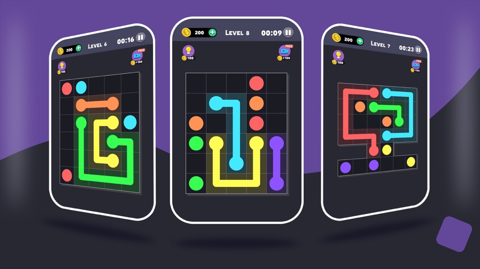 #9. Same Color: Connect The Dots (iOS) Podle: INDIEZ GLOBAL PTE. LTD.