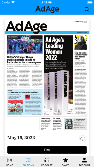 Ad Age Screenshot