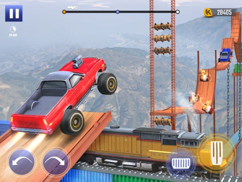 Mega Car Stunt 3d - ドライブ 車 ゲームのおすすめ画像2