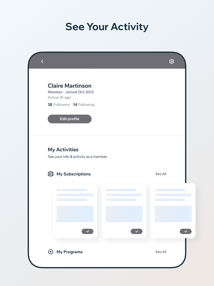 Book and Manage your account