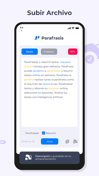 Parafrasis Screenshot