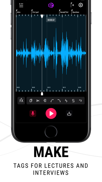Edity-Audio & Music Editor Lab Screenshot