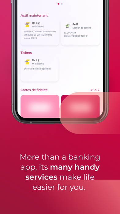 Belfius Mobile - Banking app Screenshot