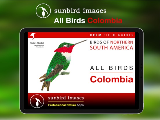 All Birds Colombia field guide iPad app afbeelding 1