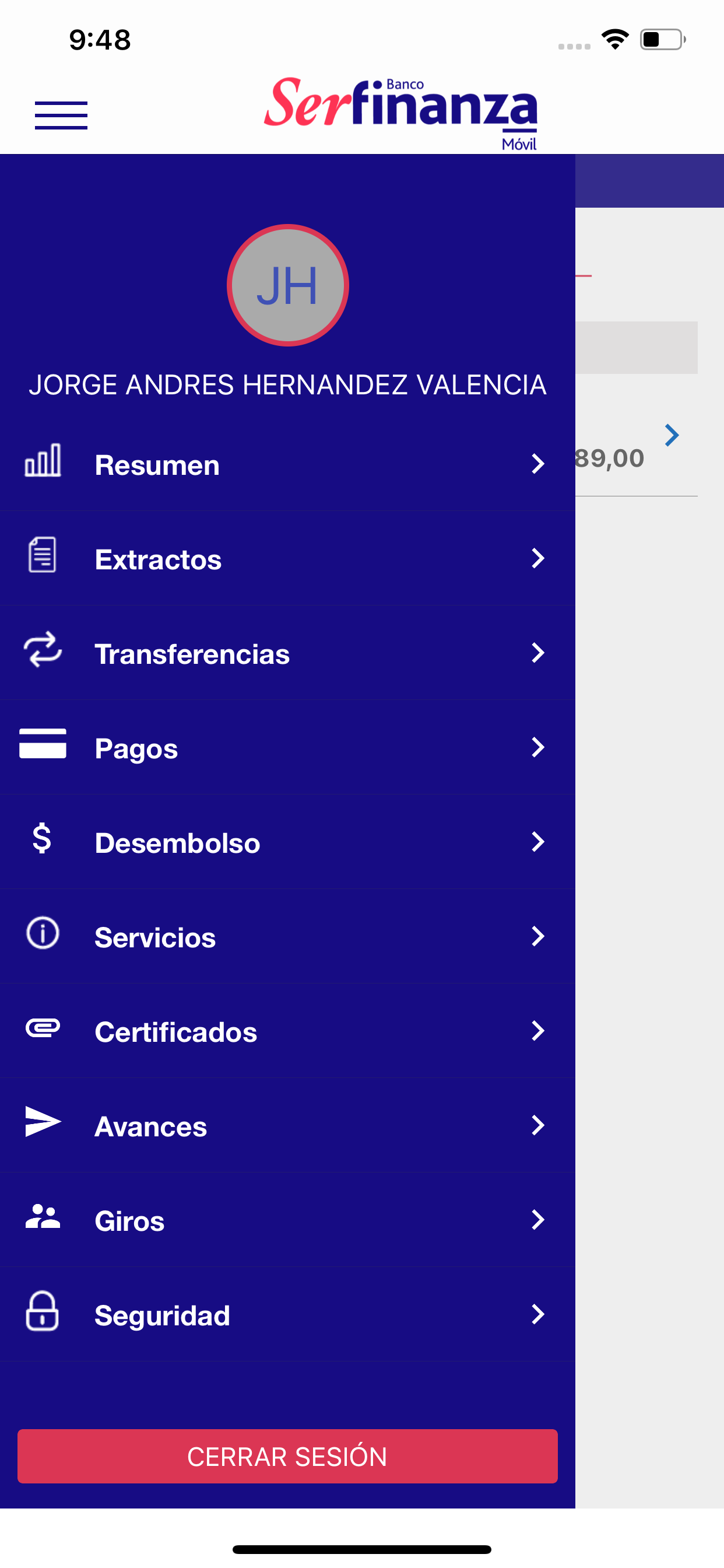Serfinanza Móvil Personas