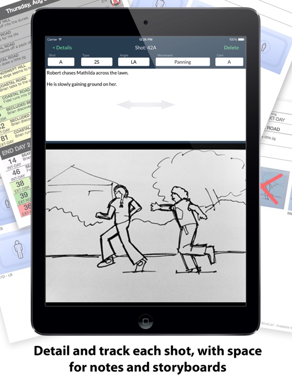 Screenshot #6 pour ShotList- Movie Shoot Planning