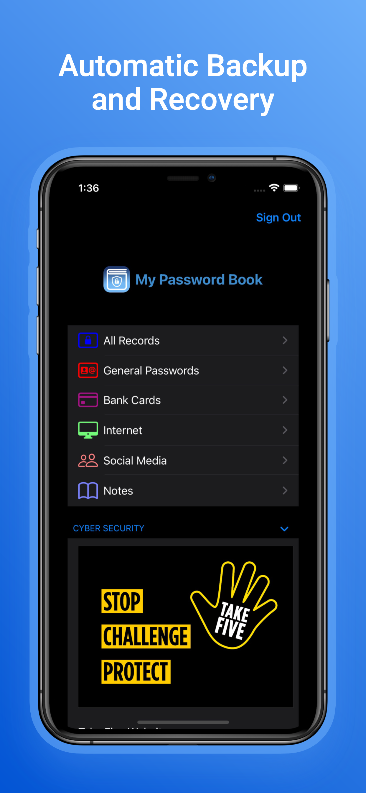 My Password Book