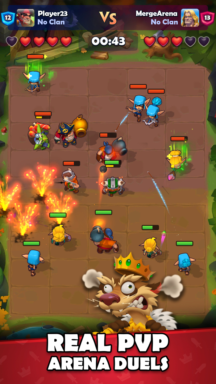 Merge Arena - cards heroes PvP