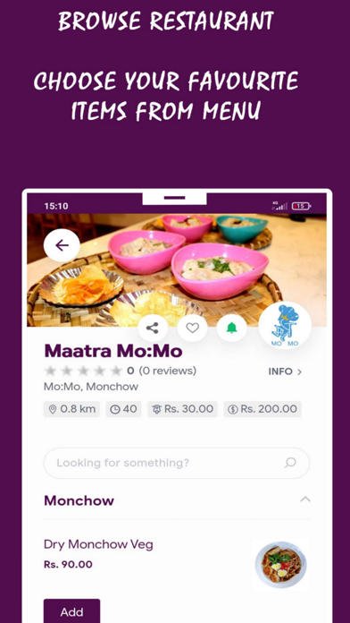 Shop Order Screenshot