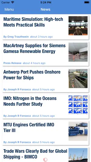 Maritime Global News screenshot 1