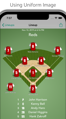 LineupMovie for Baseball screenshot 1