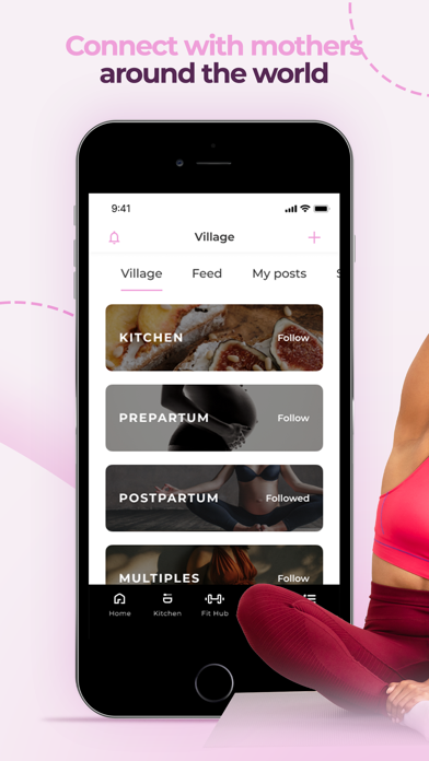 HERA Pregnancy Workout Tracker Screenshot