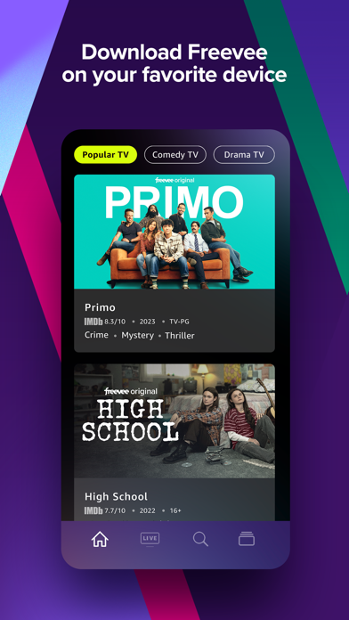 Amazon Freevee: Movies/Live TV Screenshot