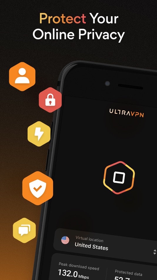 #1. VPN Secure Proxy: UltraVPN™ (iOS) 由: Fast VPN Pro, S. DE R. L.