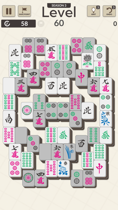 Mahjong Solitaire 100 Screenshot