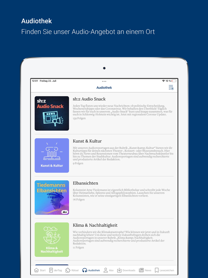 shz E-Paper -Zeitungen für SH