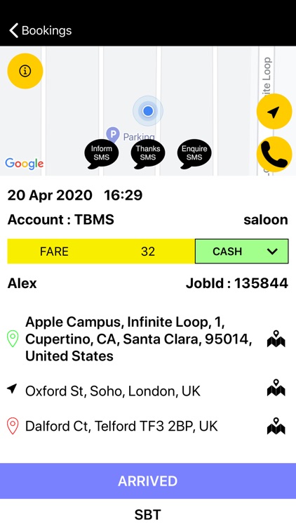 TBMS Driver - Taxi system screenshot-6