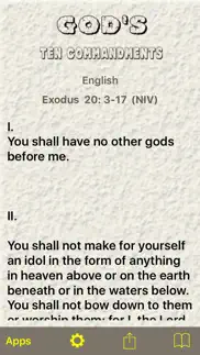 god's ten commandments iphone screenshot 1