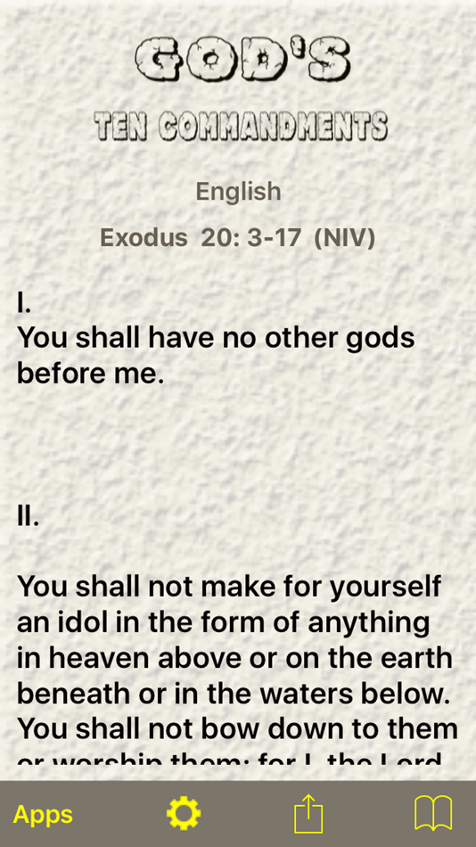 God's Ten Commandments - 4.0 - (iOS)