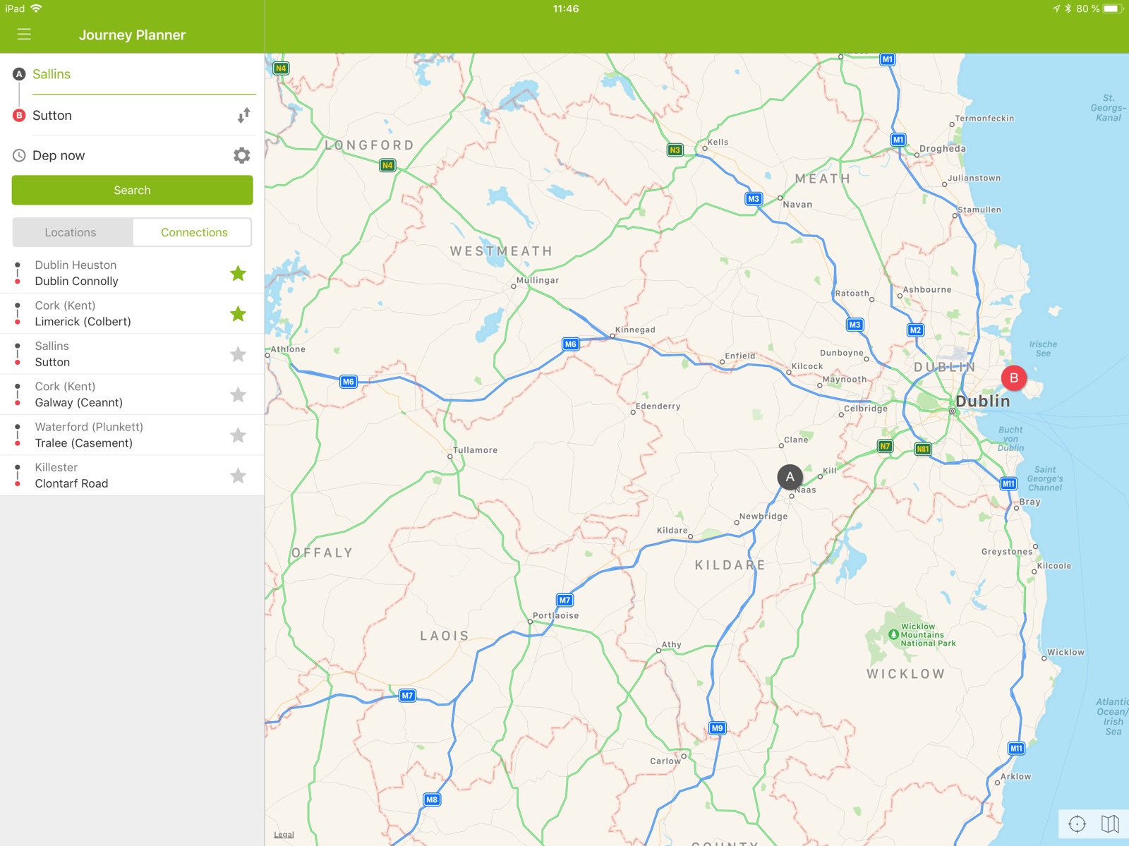 Iarnród Éireann – Irish Rail ipad screenshot 1
