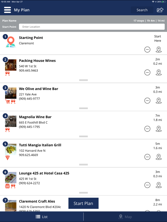 Discover Claremont iPad screenshot 8 - Travel app