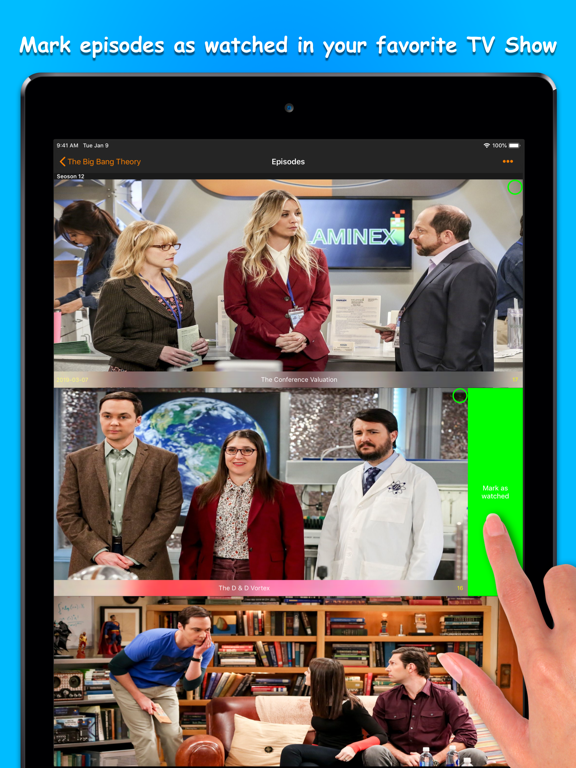 My Movies & TV Shows Watchlist iPad screenshot 5 - Entertainment app