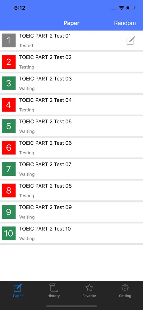 TOEIC Test Part2 Listening 300