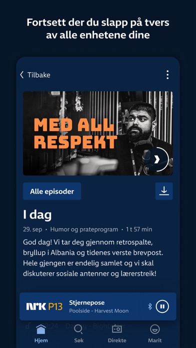 NRK Radio Screenshot