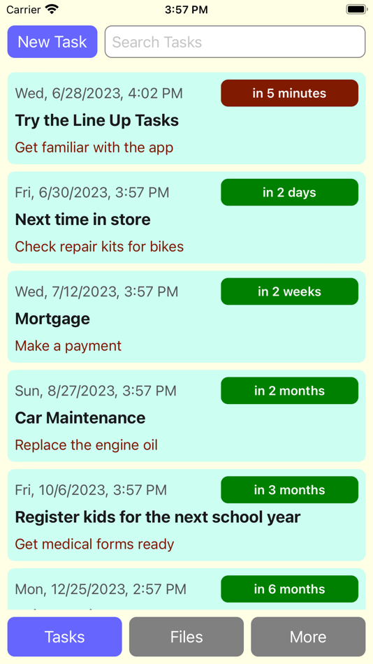#1. Line Up Tasks (iOS) 由: AlexApps.Net Co