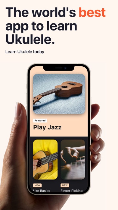 Ukulele Lessons App Screenshot