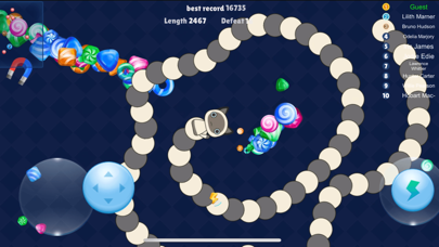 Snake Slither: Rivals io Game Screenshot