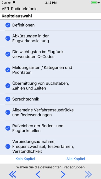 Questions VFR Radio LIGHT