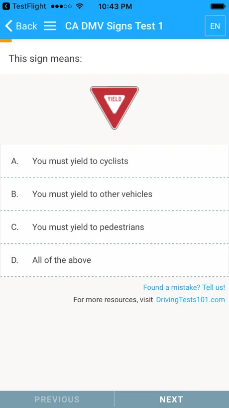US DMV Driving Tests